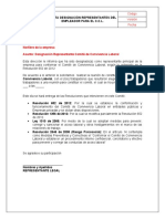 Carta Designación Representantes Del Empleador para El C.C.L.