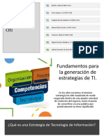 Fundamentos para La Generación de Estrategias de TI