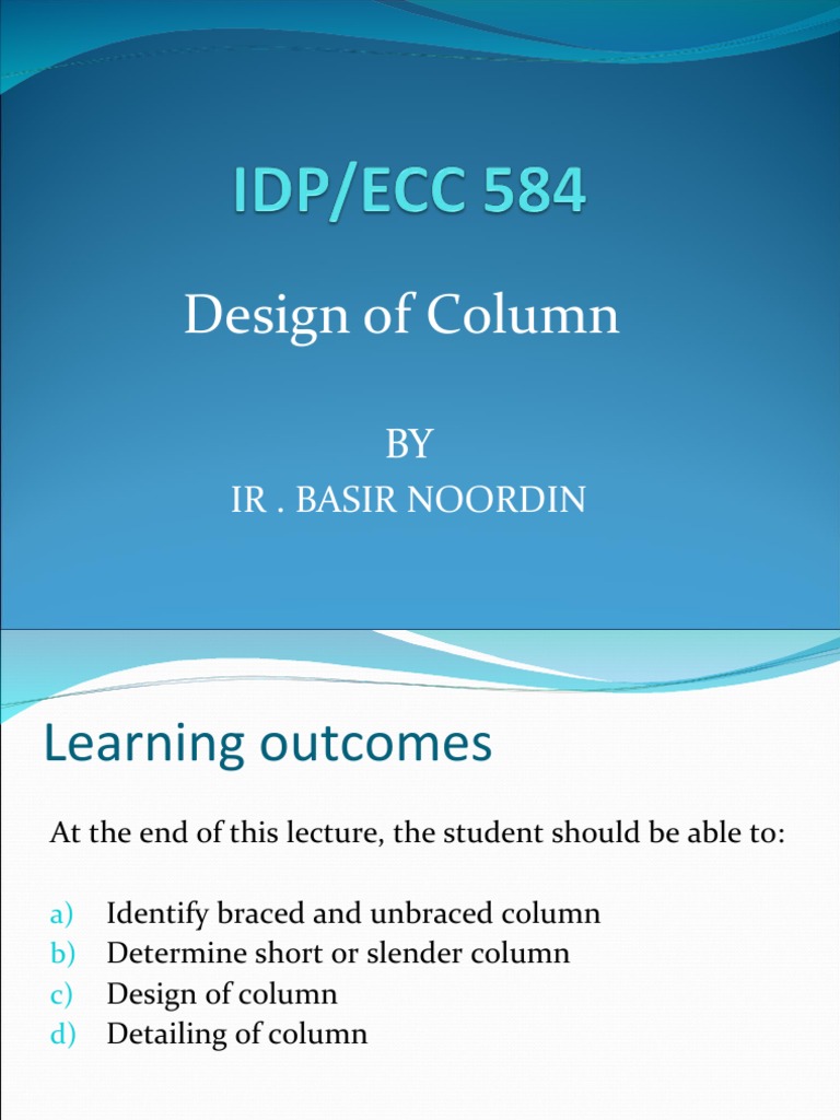 Column Design and Analysis Techniques | PDF | Column | Economic Sectors