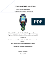 Diseño Del Sistema de Gestión de Calidad para La Empresa ISO 9100 PDF