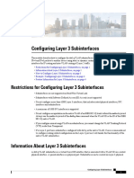 Restrictions For Configuring Layer 3 Subinterfaces