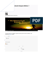 Apa Yang Dimaksud Dengan Ikhtiar