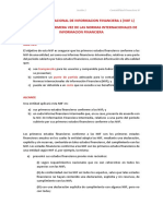 Norma Internacional de Informacion Financiera 1 (Niif 1) Adopcion Por Primera Vez de Las Normas Internacionales de Informacion Financiera