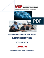 Business English For Administration Students: Level Vii