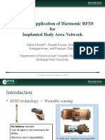 Scope and Application of Harmonic RFID For Implanted Body Area Network