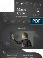 Marie Curie: By: Salomé Uribe Marín