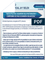 Comunicado 022 - 2020 - Nueva Política - Adjuntar Ciclo Facturación y Compromiso de Pago de Manera Obligatoria