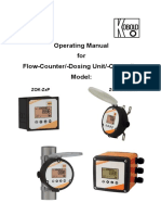 Manual Totalizing Batching Display ZOK - Z3