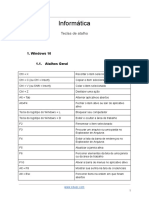 Teclas de Atalho PDF