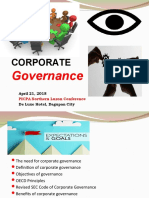Corporate Governance - April 21 - Afternoon Session
