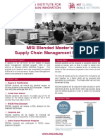 MISI Blended Master's of Supply Chain Management Program: WWW - Misi.edu - My