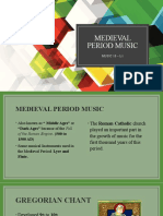 G9 - Medieval Priod Music