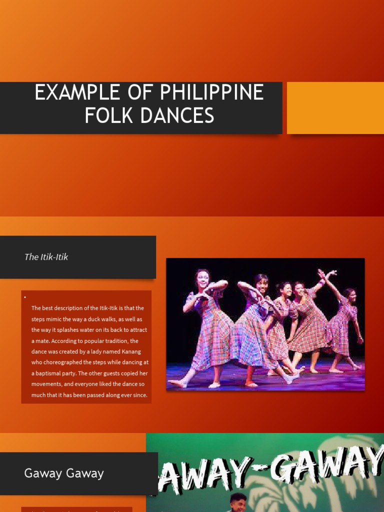 Philippine Folk Dance Examples PDF Dances Performing Arts