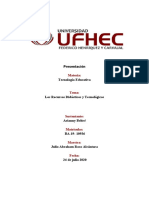 Los Recursos Didacticos y Tegnologicos