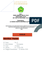 LAPORAN KASUS Tuli Mendadak