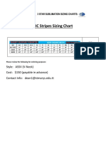 Pe Jersey Sizing Chart 2020