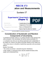 Instrumentation and Measurements: MECH 373