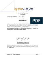 Certificado Laboral