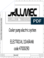Cooler pump electric system electrical diagram