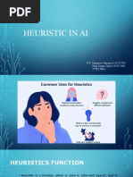 Heuristic in Ai: BY-Chiranjeev Sharma A2324717001 Suraj Kumar Ojha A2324717007 7cse3 Mba