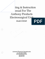 Electrosurgical Unit Manual