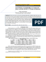 The Effect of Financial Ratios On Profitability of Commercial Bank Based On Business Activities (BUKU) IV Banks in Indonesia