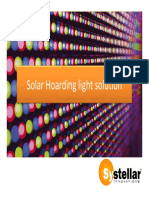 Solar Hoarding Light Solution