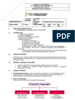 Instructional Module: Republic of The Philippines Nueva Vizcaya State University Bambang, Nueva Vizcaya