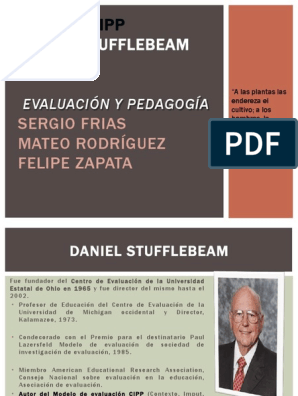 Daniel Stufflebeam Power PDF | PDF | Evaluación | Programa de computadora