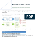 Posting Groups #1 – Item Purchase Posting