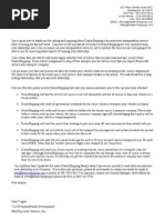Dealer Shipping Ezautoshippers Letter