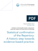 Statistical Confirmation of The Repertory: A Historic Step Towards Evidence-Based Practice