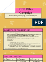 Pizza Bites Campaign by Slidesgo