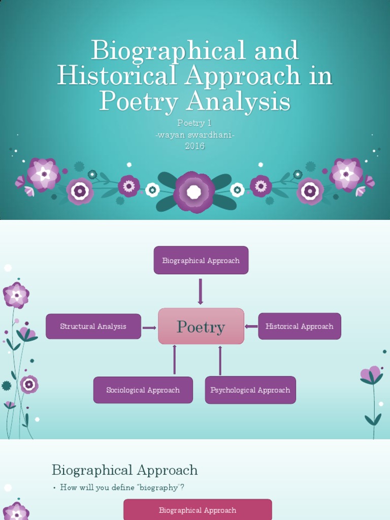 Biographical and Historical Poetry Analysis | PDF | Poetry