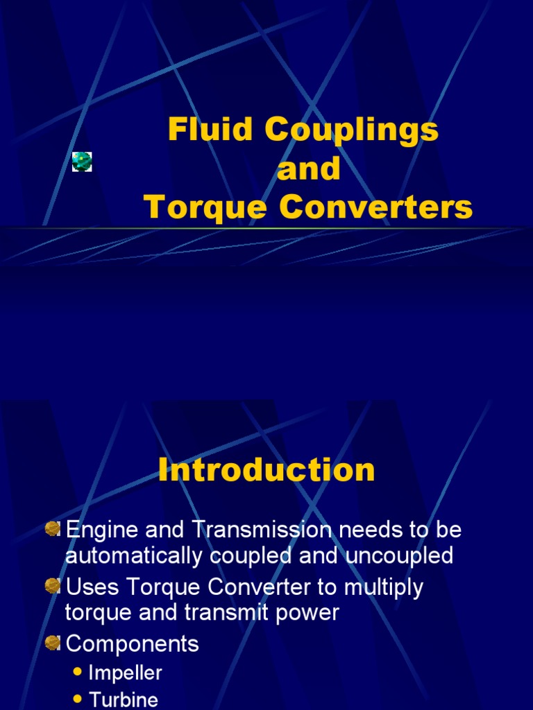 Fluid Coupling & Torque Converter PDF