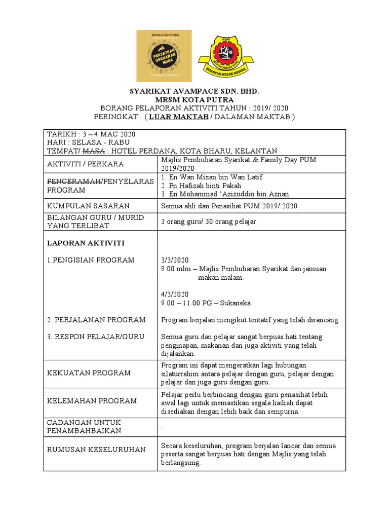 Format Menulis Laporan | PDF