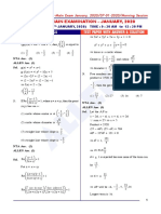 Allen: Final Jee-Main Examination - January, 2020