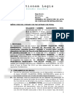 Demanda de Ejecución de Acta de Conciliacion Barrezueta