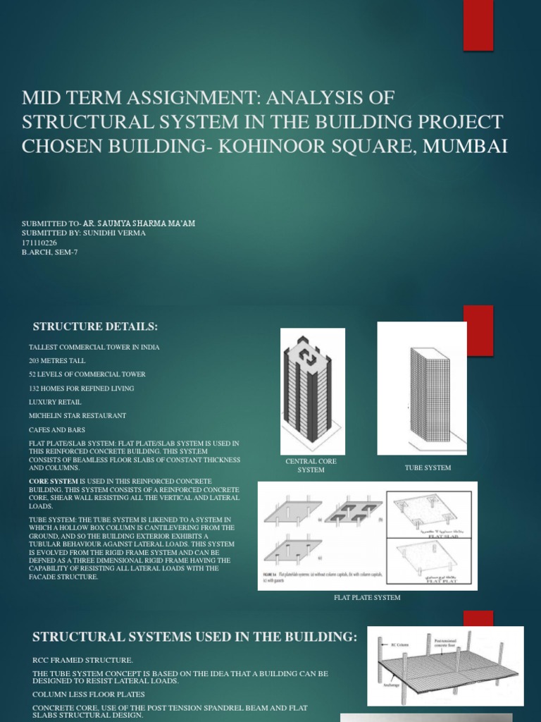 Mid Term Assignment: Analysis of Structural System in The Building ...