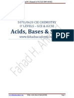 Acids Bases and Salts Igcse Only Complete 2014 With Marking Scheme Protected PDF