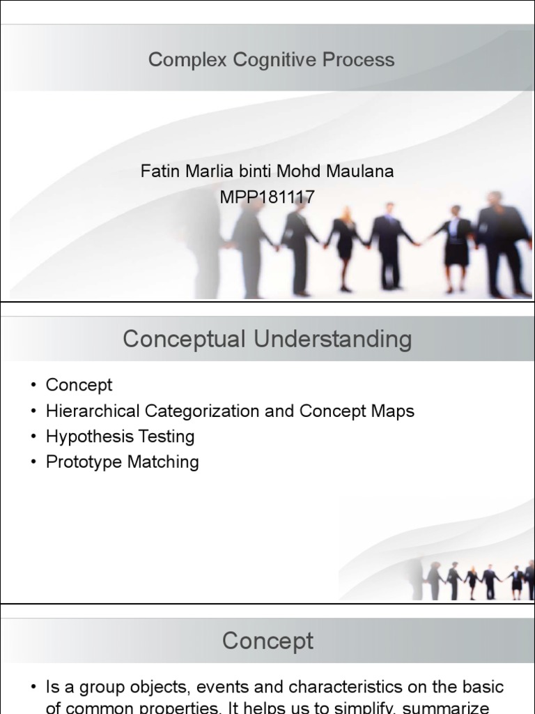Complex Cognitive Process Pdf Pdf Critical Thinking Concept