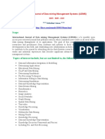 International Journal of Data Mining Management Systems (IJDMS)