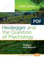 [Value inquiry book series 200._ Value inquiry book series. Philosophy and psychology] Heidegger, Martin_ Letteri, Mark - Heidegger and the question of psychology _ Zollikon and beyond (2009, Rodopi)
