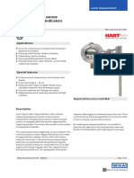 Magnetostrictive Sensor For Bypass Level Indicators Model BLM