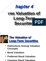 The Valuation of Long-Term Securities The Valuation of Long-Term Securities