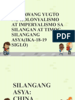 Silangang Asya at Nasyonalismo Sa S-Tsa