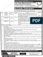 Adv of Jobs in Crop Reporting Services KP Through ATS