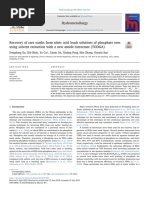 Coek - Info - Recovery of Rare Earths From Nitric Acid Leach Sol