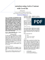 Image Segmentation Using Active Contour With Level Set