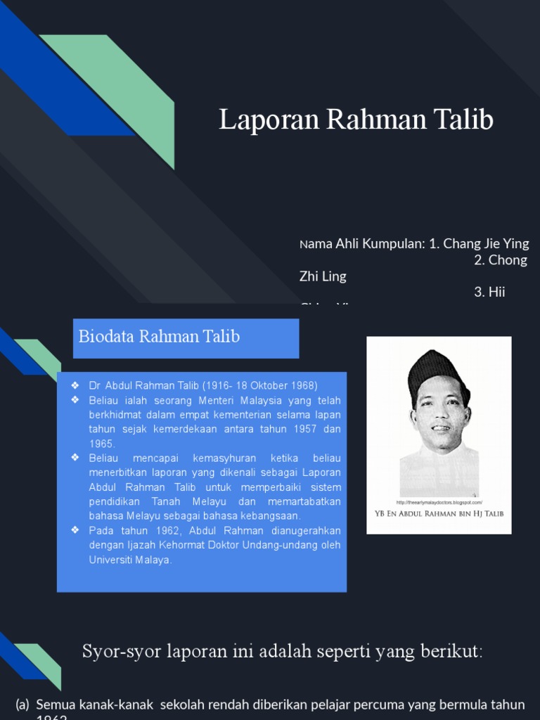 Laporan Rahman Talib Pdf